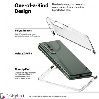 Ringke Slim Ultra plastikinis permatomas dėklas (Samsung Z Fold 3)
